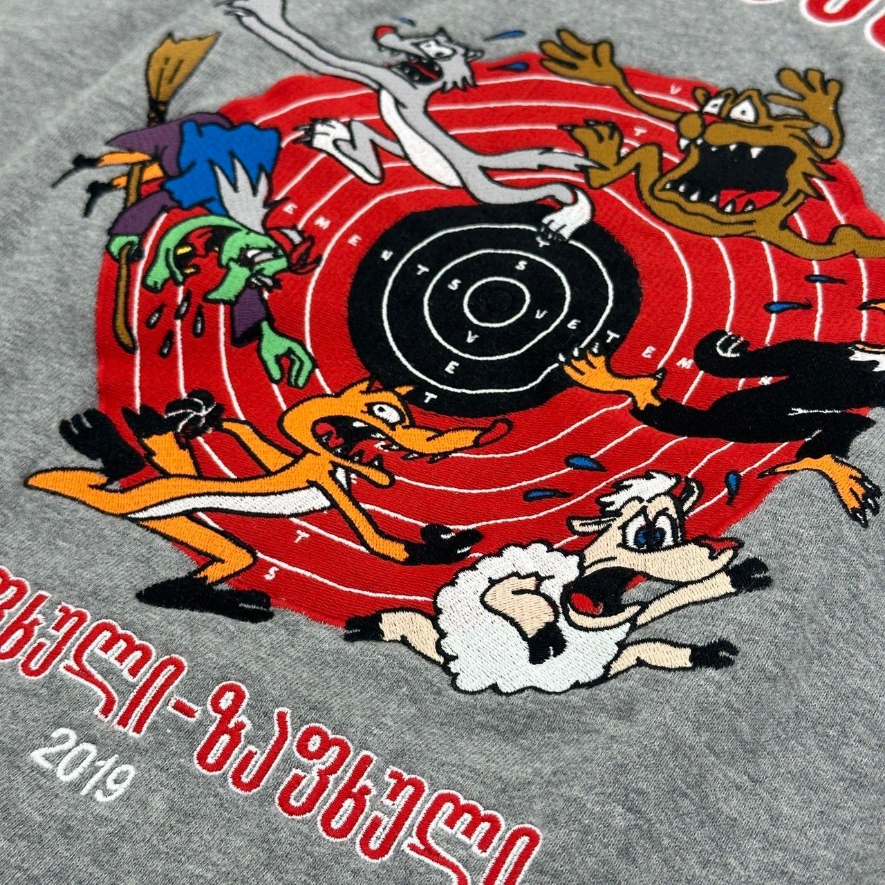 トップス VETEMENTS CARTOON HOODIE Vetements hoodie sweatshirt with embroidered Cartoon unisex