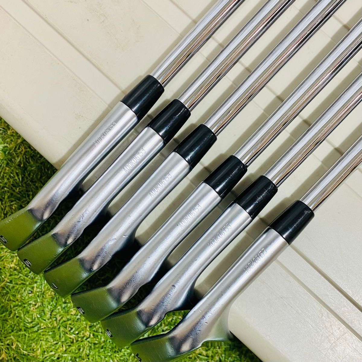 【良品】ピン ブループリント 黒ドット メンズアイアンセット 6本 S 良品】ピン ブループリント 黒ドット メンズアイアンセット 6本