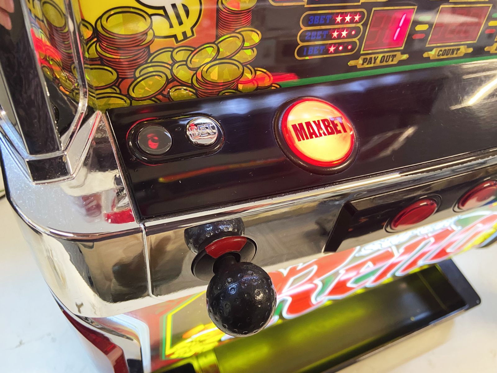 送料込】 パチスロ スロット実機 スーパーリノMAX - メルカリ