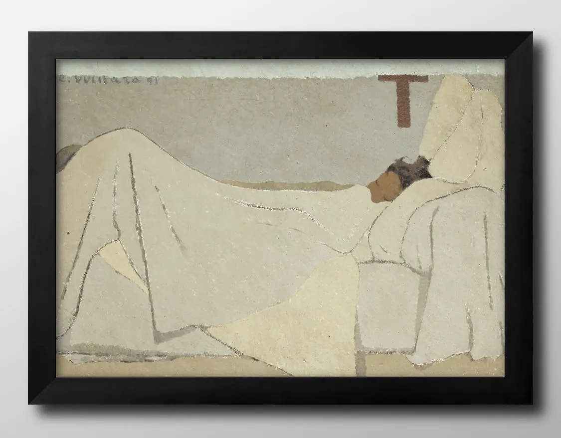 エドゥアール・ヴュイヤール、訪問者、希少な画集より、状態良好、新品高級額 エドゥアール・ヴュイヤール、訪問者、希少な画集より、状態良好