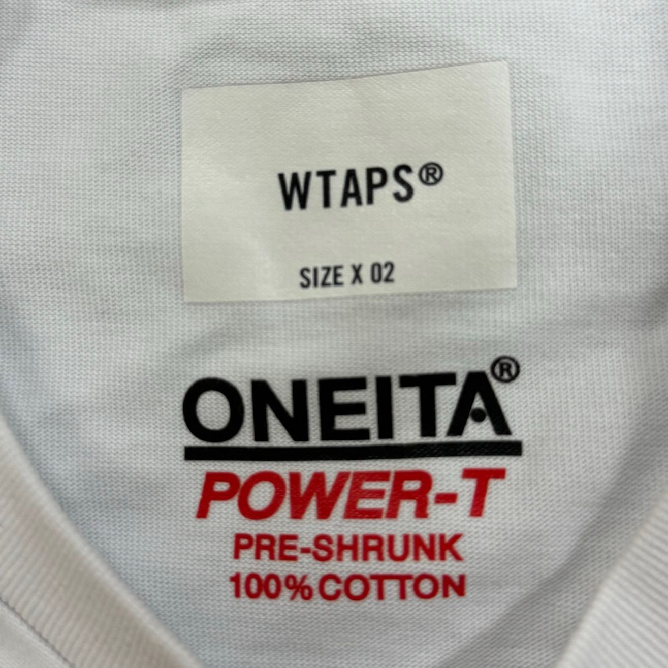 美品 WTAPS 22AW POWER-T/LS/COTTON.ONEITA パワー ティー ロング 