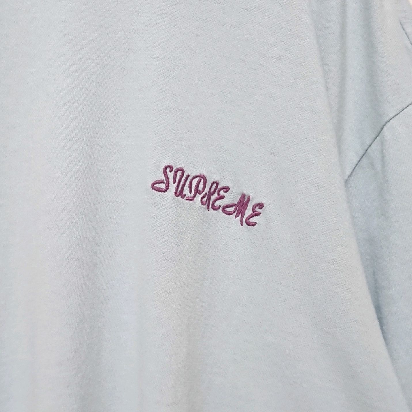 希少 シュプリーム 刺繍 ロゴ XL 半袖 Tシャツ - メルカリ