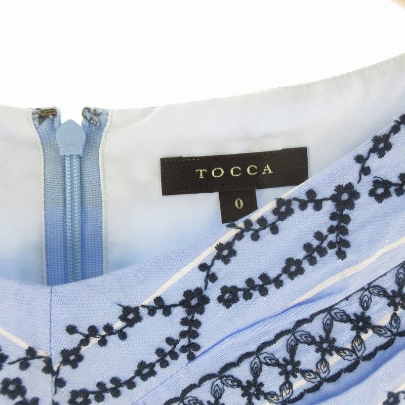 トッカ TOCCA ワンピース ロング 花柄 フラワー ノースリーブ