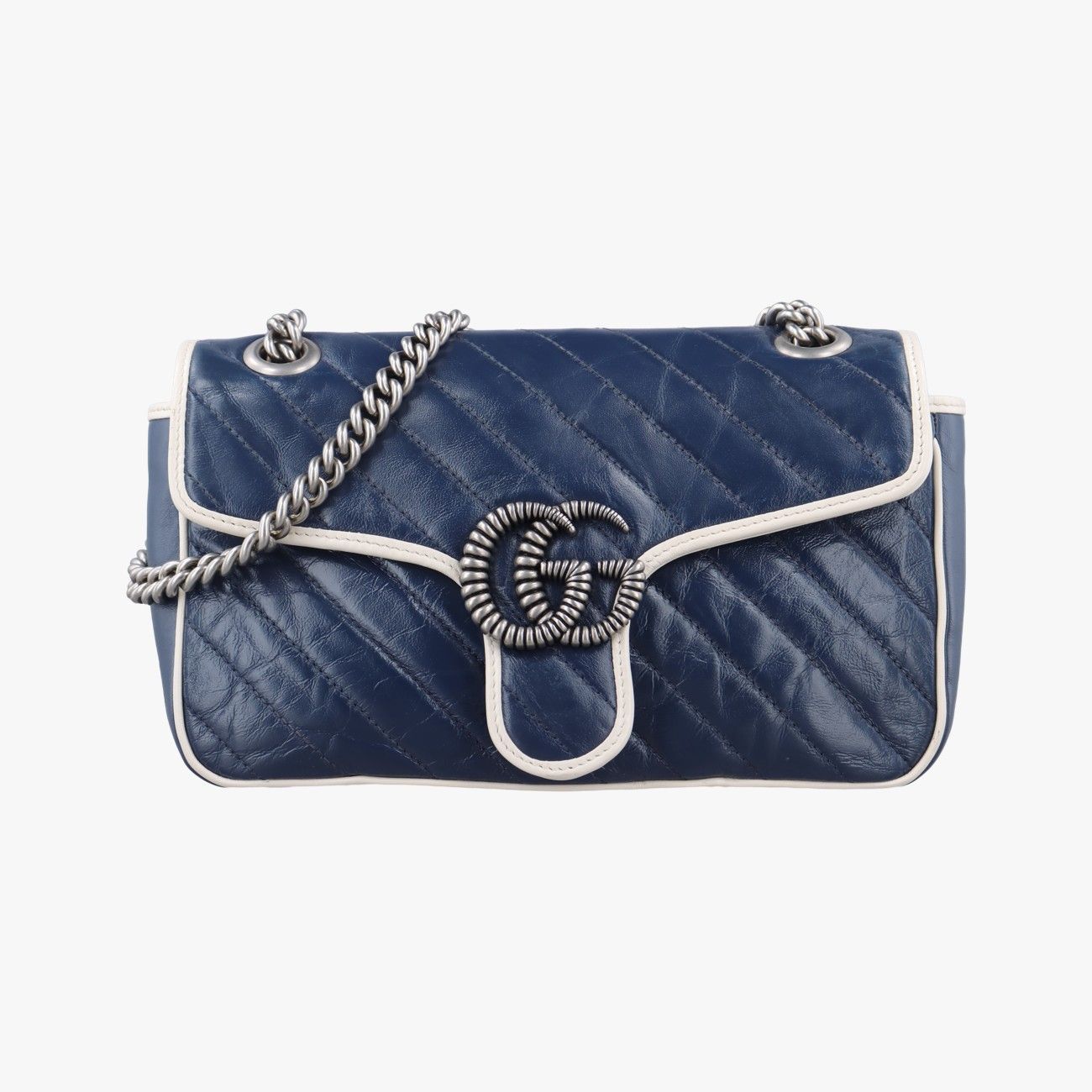 グッチGucciGGマーモントブルーレザー443497I031849371