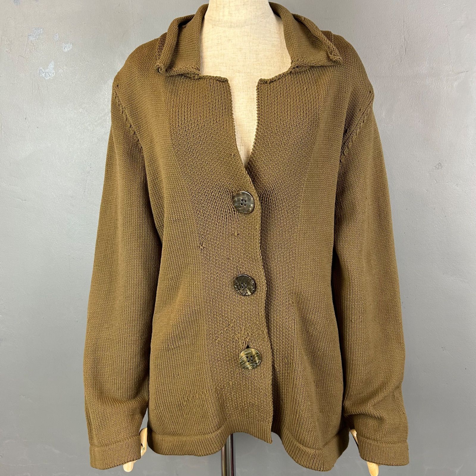 ワイズ ヨウジヤマモト ニットカーディガン ジャケット アシンメトリー