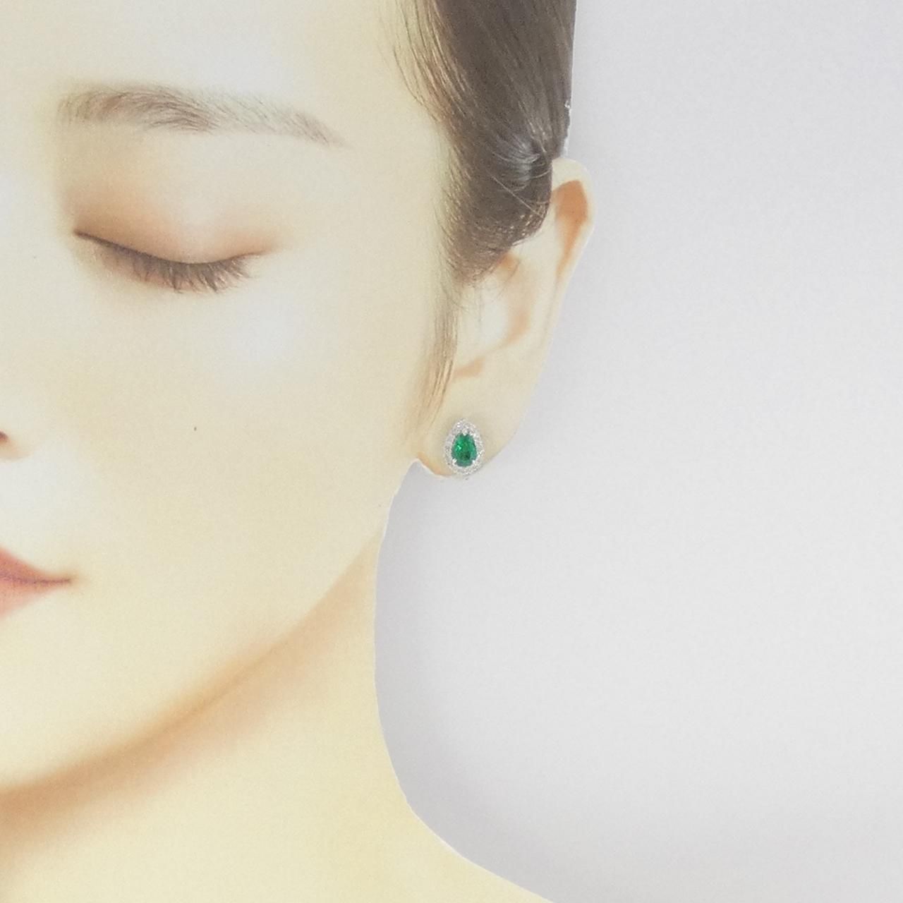 エメラルド ピアス
