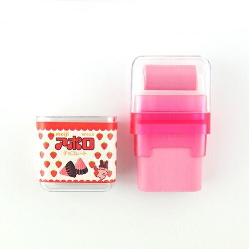 まとめ サカモト ローラー消しゴム おやつ ローラー消しゴム アポロ 40154601 ×30セット