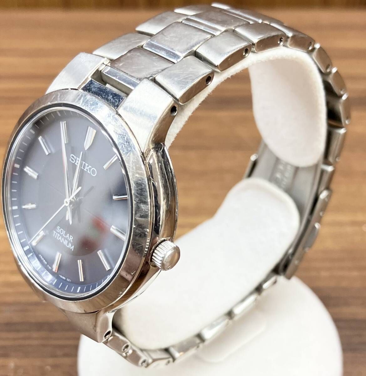 SEIKOアドバン 自動巻き時計 青文字盤ジャンク品 ジャンク 【ジャンク】 SEIKO セイコー V181-0AB0 アナログ