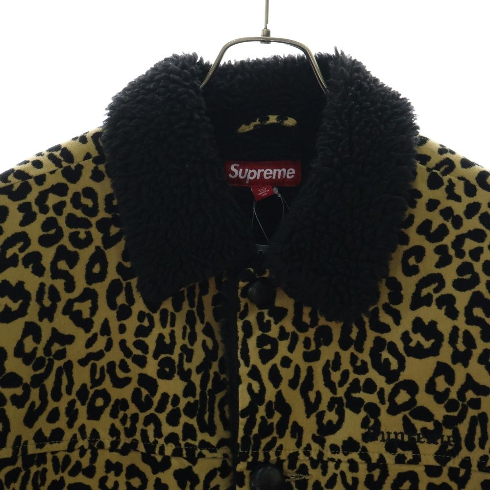 ジャケット・アウター Supreme FW24 WEEK12 Kindermann Car Coat Supreme】Kindermann Uncut Corduroy Car Coat☆Leopard☆24FW