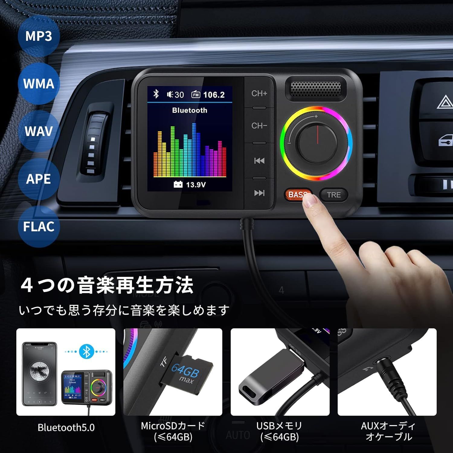 AUX有線接続