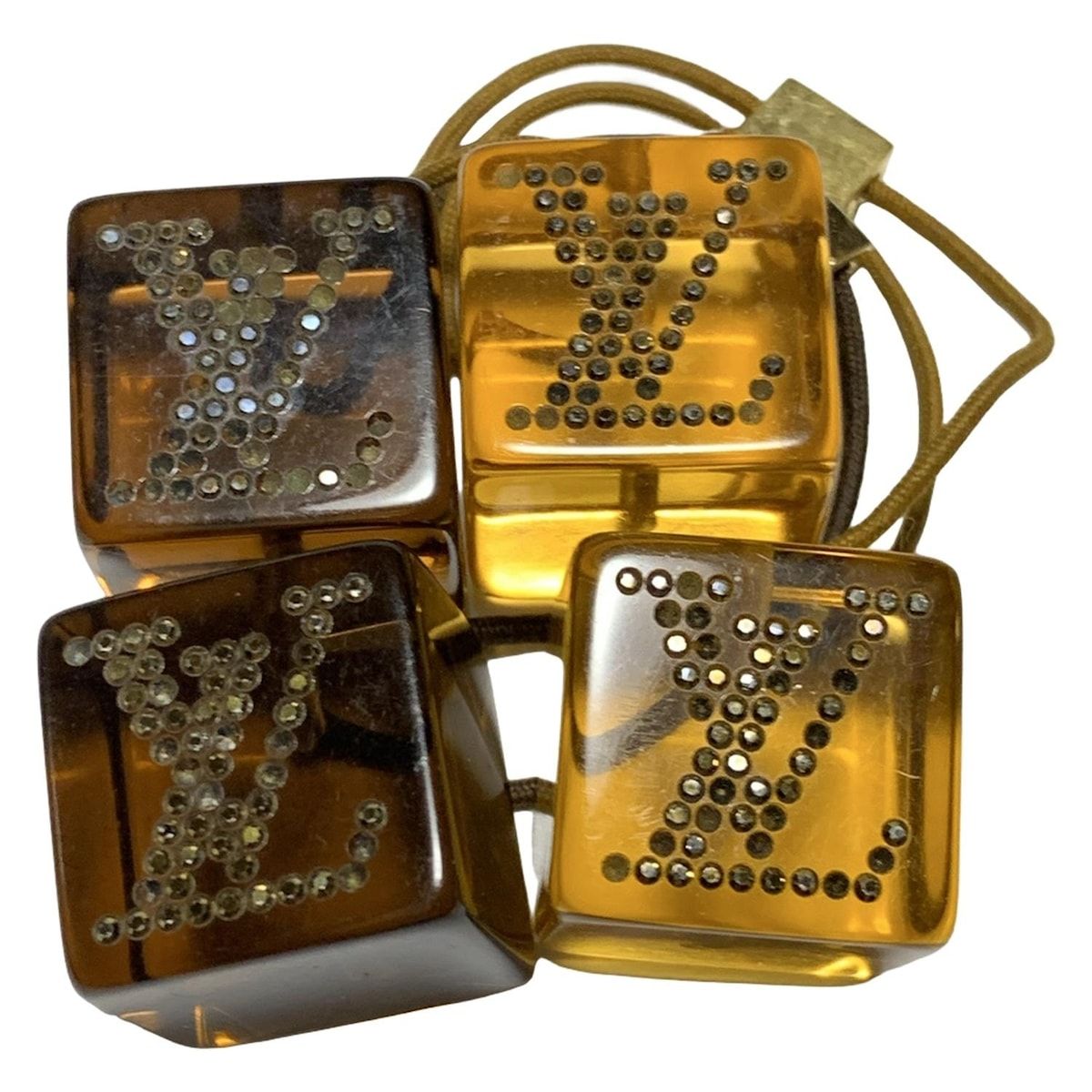 ルイヴィトン ヘアゴム 2点 ルイヴィトン ヘアゴム LOUIS VUITTON ルイ