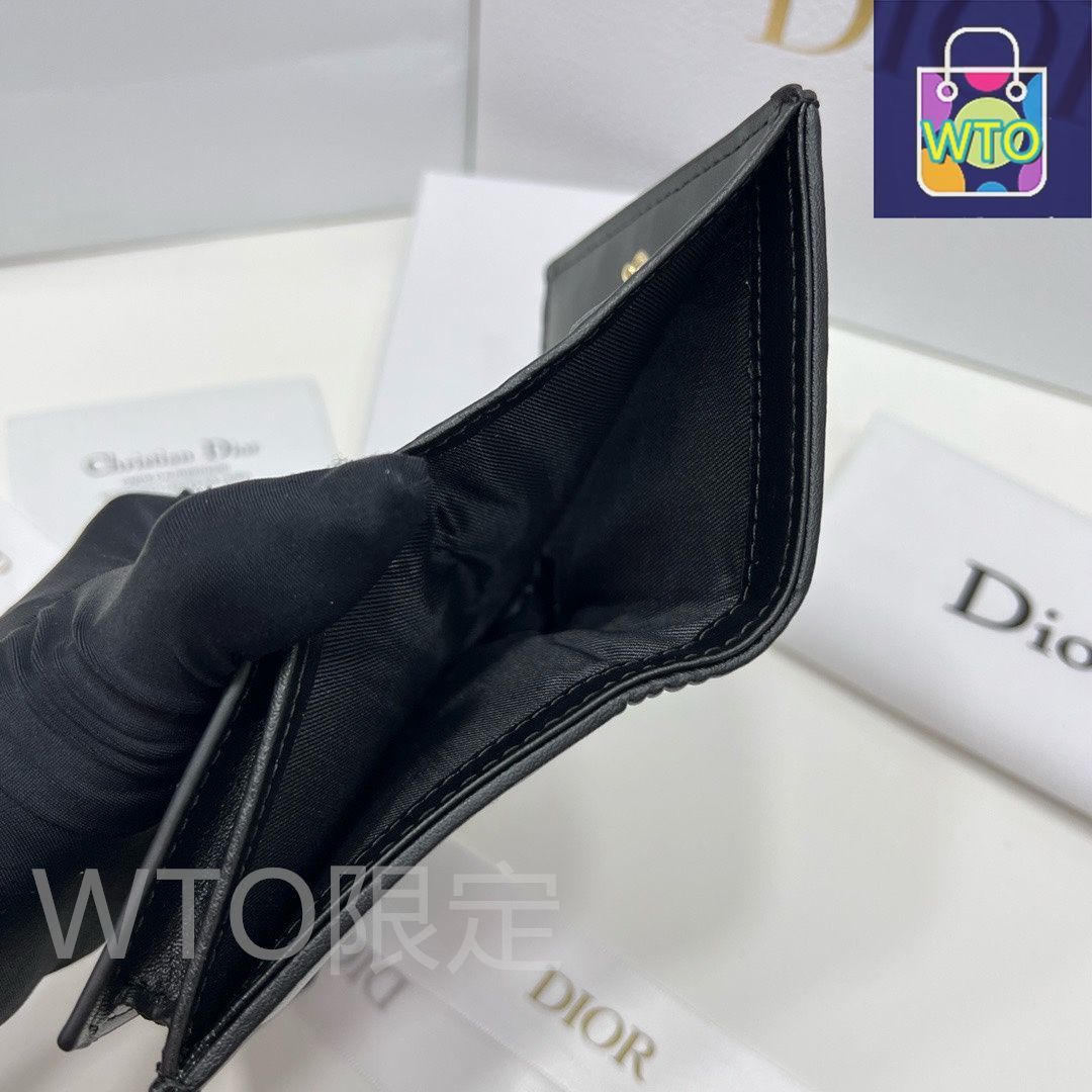 本日限定WTO】Dior ミニレディディオール財布 秋冬新作 ブラック