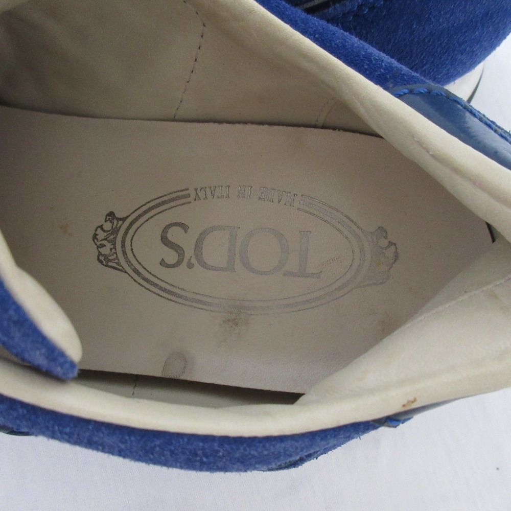 TOD'S トッズ スエードスニーカー サイズ37 1/2 約24cm ブルー