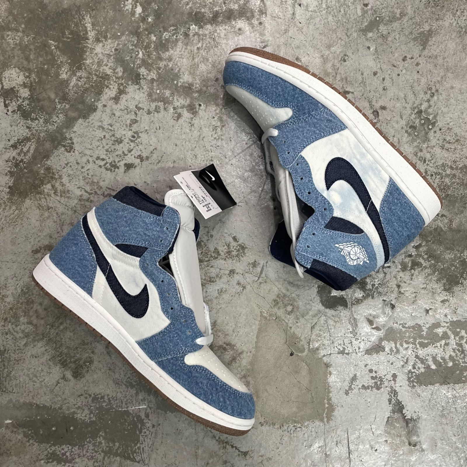 未使用品　ナイキ　エアジョーダン1 レトロ ハイ OG デニム　0475 国内正規 未使用品 NIKE Air Jordan 1 Retro High OG Denim