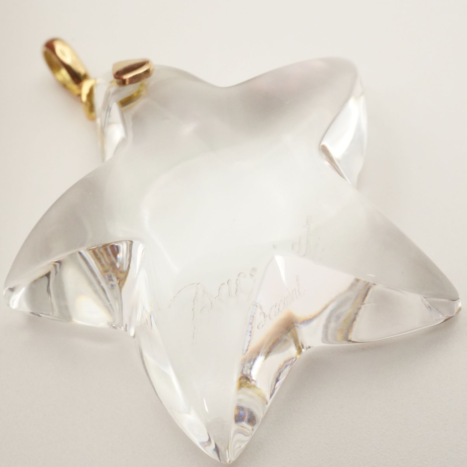 Baccarat 星型クリスタルペンダントトップ Baccarat クリスタルペンダント ネックレス Baccarat 星型クリスタル