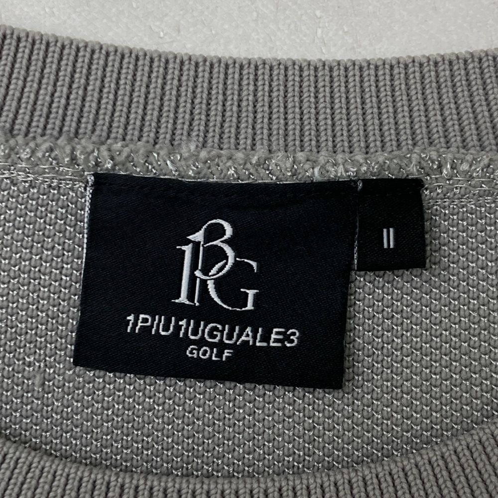 期間限定。 サイズ 2 1PIU1UGUALE3 GOLF GRK041 ニットセーター グレー系 240101524016 ゴルフウェア レディース ストスト
