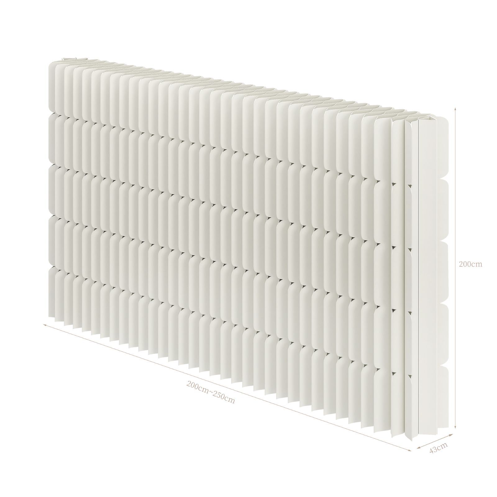 クラフト紙パーテーション 間仕切り 長さ2-3ｍ高さ2ｍ 組立不要 衝立 持ち運び オフィス家具 目隠し 区切り 折りたたみ キッチン 部屋 和室 玄関 事務所 会議室 病院 飯食店 旅館 休憩室 講演会 学校 インテリア 簡易 間仕切り 軽量