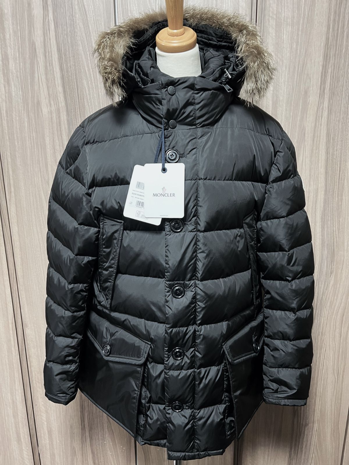 ☆未使用☆MONCLER CLUNY クルーニー コヨーテファー ダウンジャケット