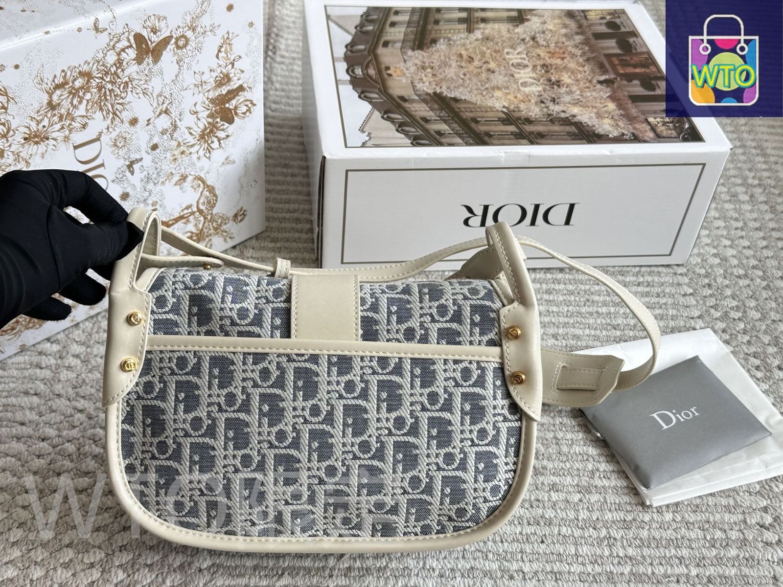 【シンプル使いやすい】Dior Daily メッセンジャーバッグ ラージ DIOR | Safari バッグ マキシ ディオール オブリーク ジャカード