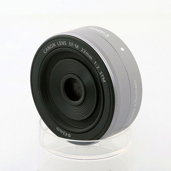 キヤノン EF-M22mm F2 STM シルバー Canon 単焦点広角レンズ EF-M22mm F2 STM シルバー ミラーレス一眼対応