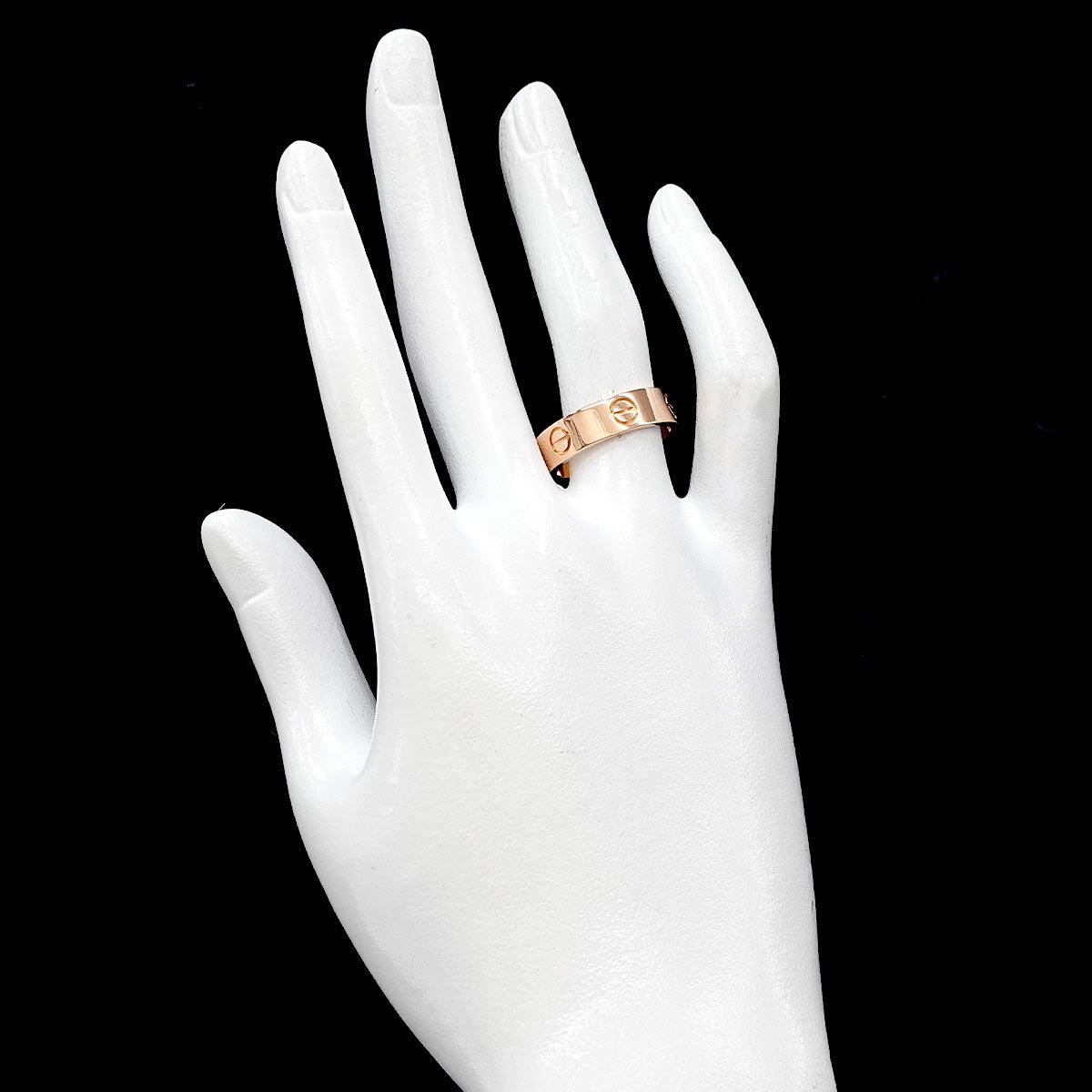 カルティエ Cartier ラブ #55 リング K18 PG ピンクゴールド 750 指輪