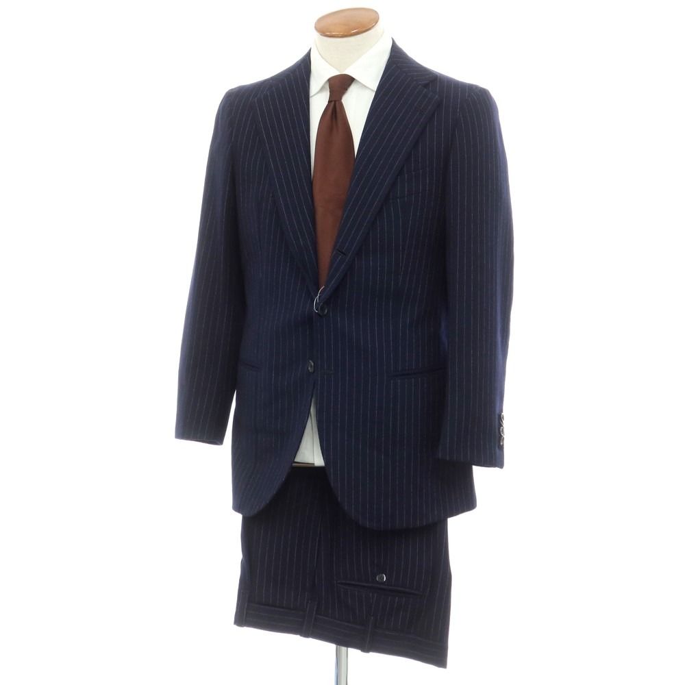 中古】コスタンティーノ COSTANTINO ウール系 ストライプ 3つボタン