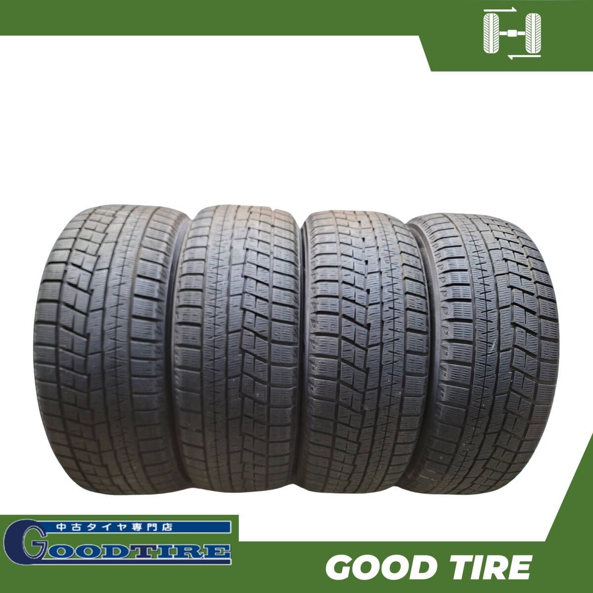 225|55R17 2025年製 冬用 4本セット 7.5分山 ヨコハマ ICE GUARD IG60 タイヤ タイヤ アルファード フーガ フォレスター 6641