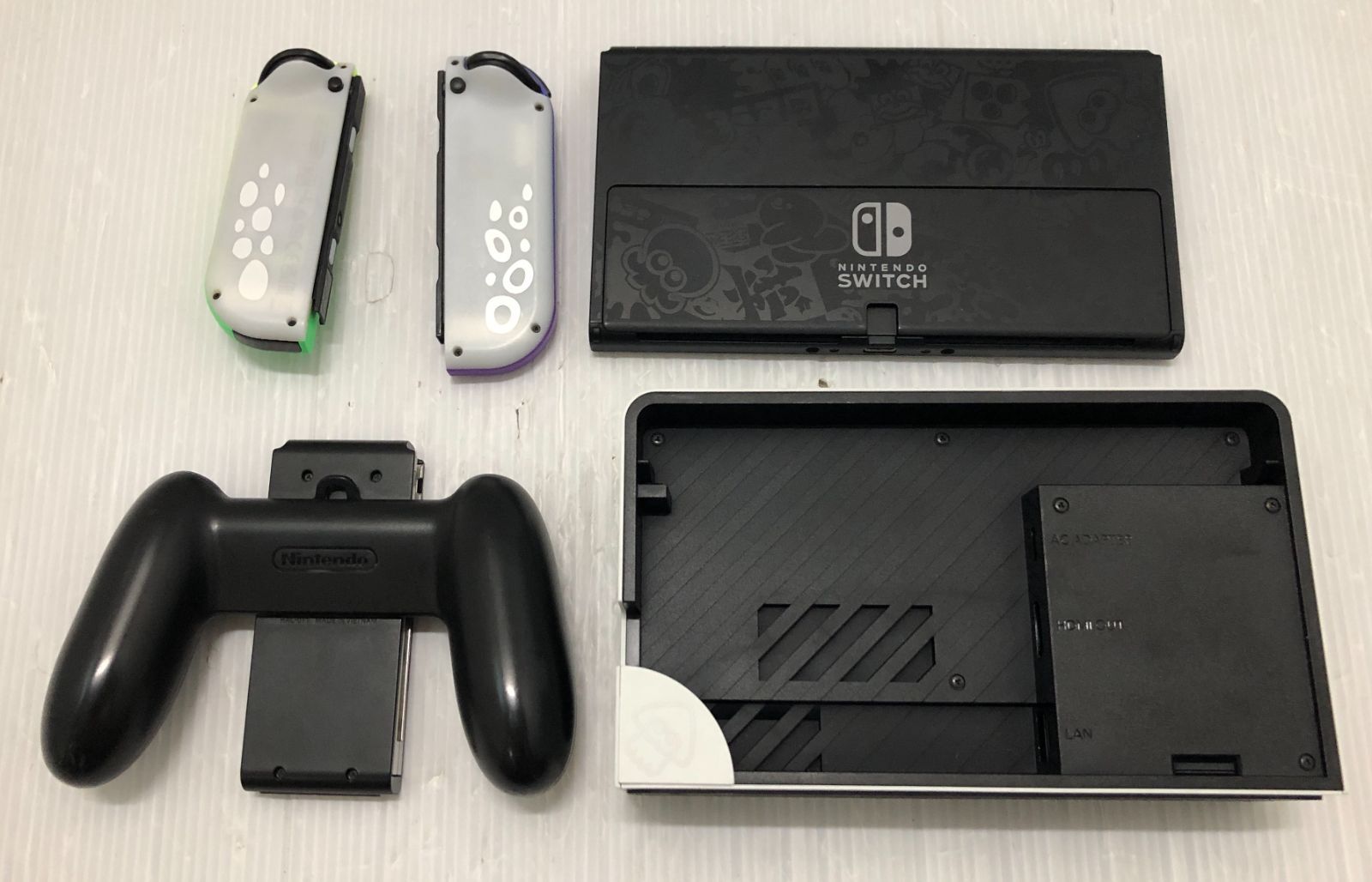 品 動作 済 Nintendo Switch 有機ELモデル スプラトゥーン3 エディション 5点セット 任天堂 ニンテンドー スプラ スプラトゥーン