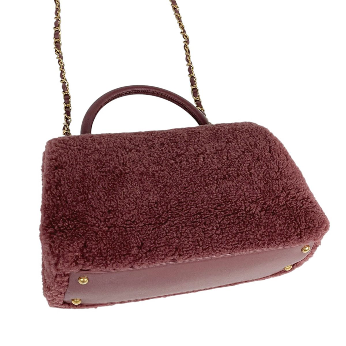 シャネル CHANEL ココマーク ハンドバッグ 2WAY チェーン