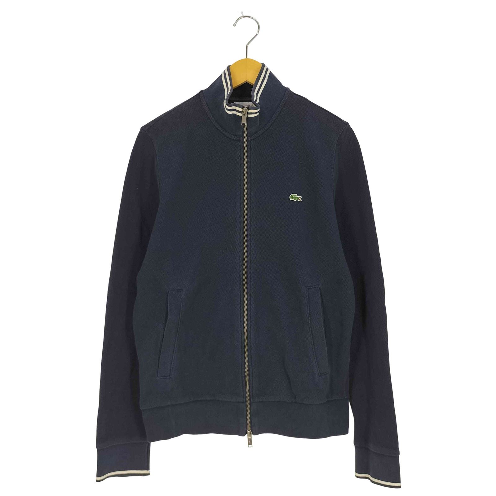 ラコステ LACOSTE ロゴワッペン ダブルジップアップ ジャケット メンズ