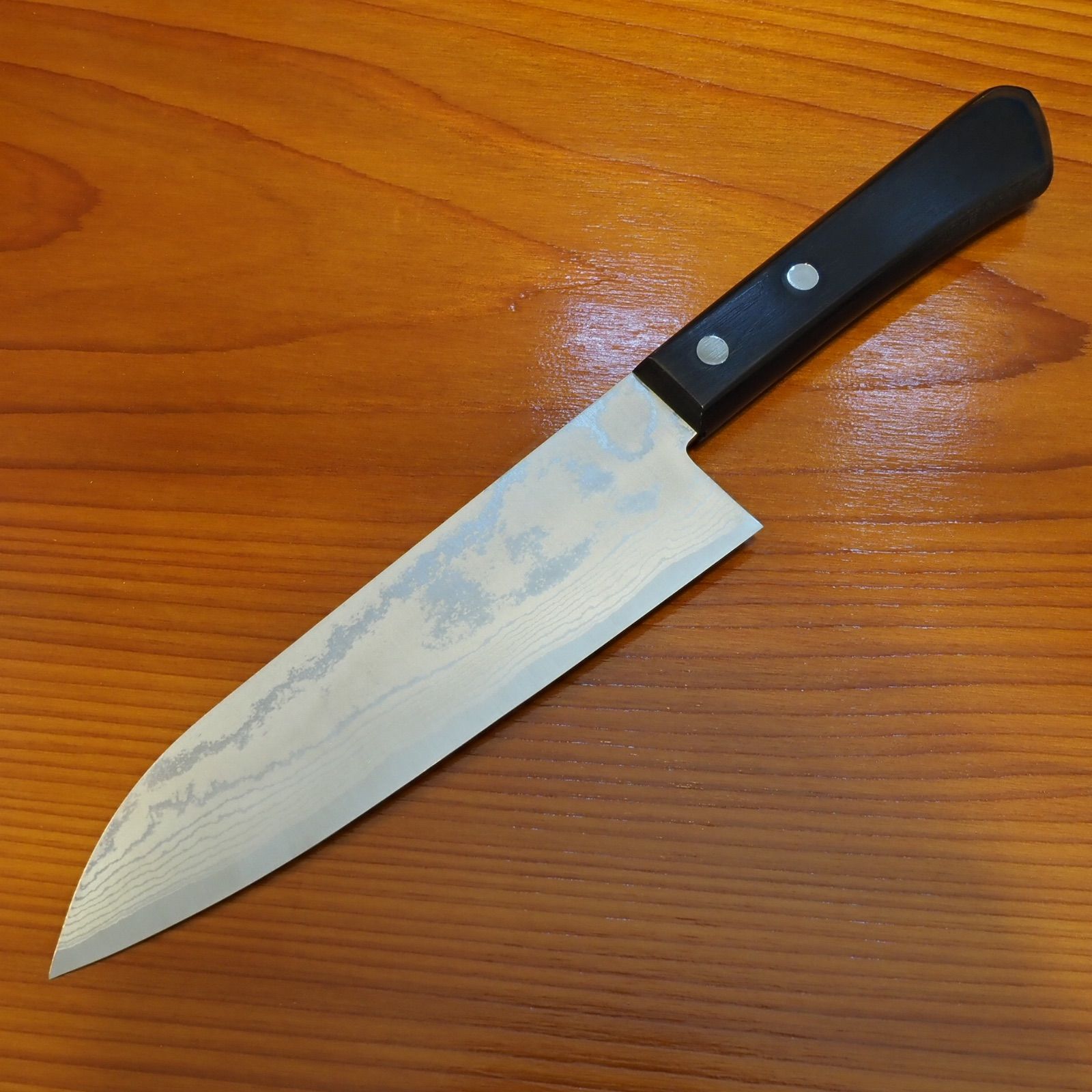 手作り VG10 三徳包丁　165mm 日本製　鍛冶屋直　包丁　キッチンナイフ　knife ステンレス