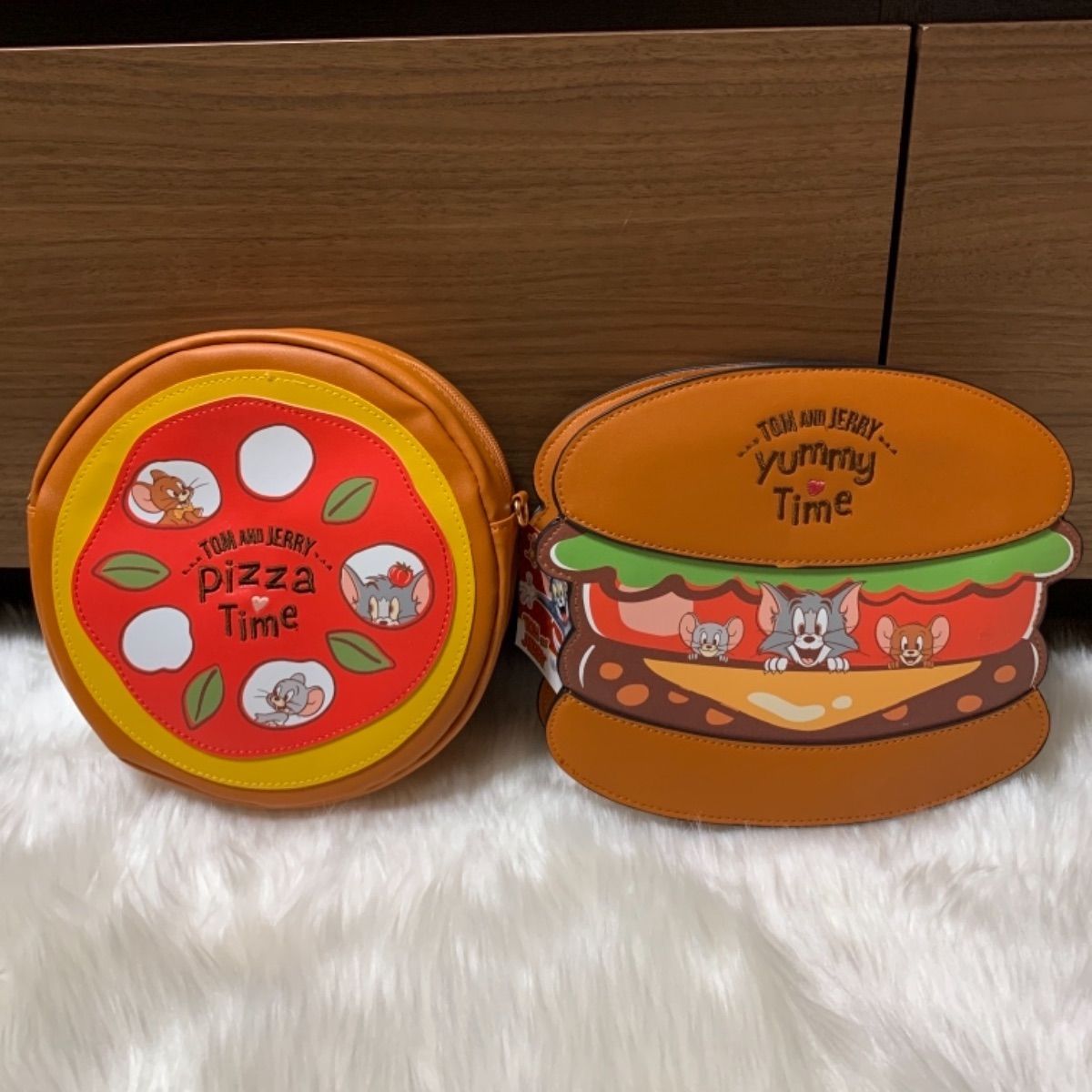 トムとジェリー ハンバーガー ピザ CD 食べ物バッグ ポシェット - メルカリ