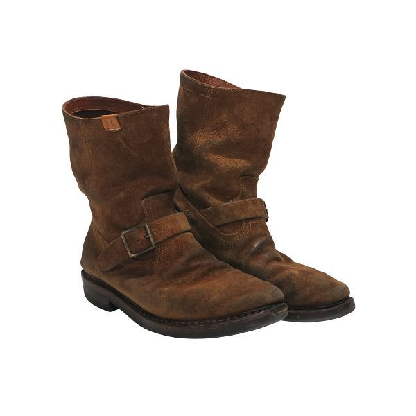  VISVIM ビズビム ブーツ 17 SS T.W.O. BOOTS-FOLK ヴィズヴィム フォルク ライト ブラウン シューズ ペコス エンジニア サイズUS 9.5 27.5 cm octz エンジニアブーツ ブーツ 革靴