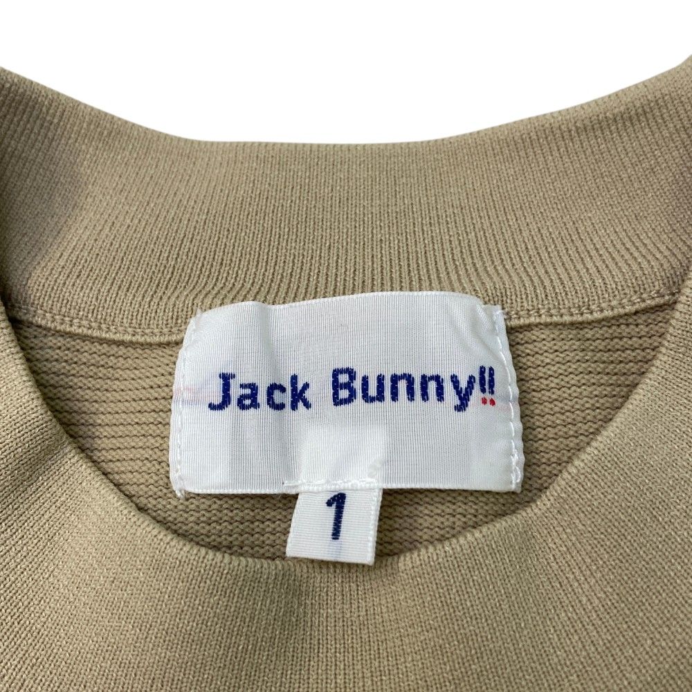 サイズ：1 JACK BUNNY ジャックバニー 2024年モデル ニットベスト  ベージュ系 [240101448301] ゴルフウェア レディース ストスト サイズ：1 JACK BUNNY ジャックバニー 2024年モデル ニット