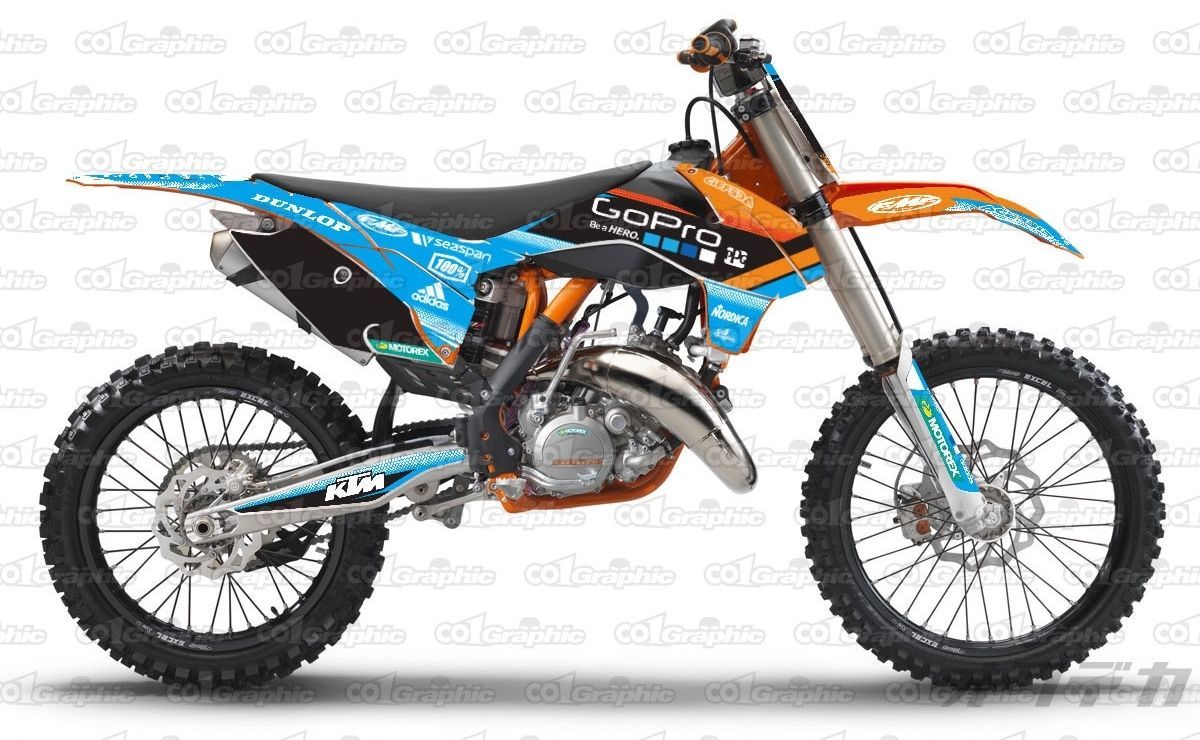 2014-2016 KTM EXC EXCF XCW XCFW デカール ステッカー フルグラフィック co8 ※デザイン決定後30日以内に発送 -  メルカリ