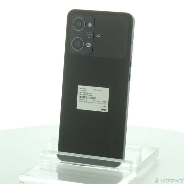 中古品〕 OPPO Reno9 A 128GB ナイトブラック A301OP Y!mobile SIM