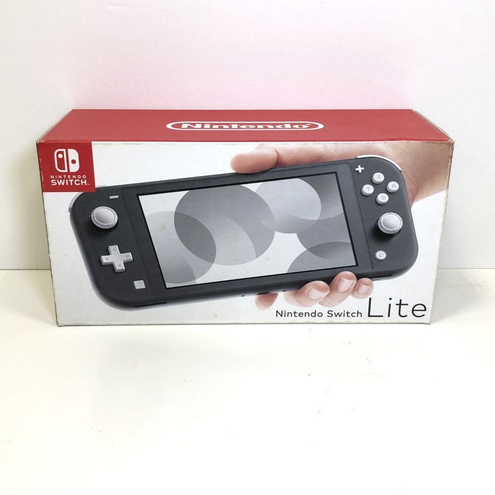 07w1294 Nintendo Switch Lite Gray スイッチライト グレー 本体＋ACアダプター XJJ ゲームハード 中古品 -  メルカリ