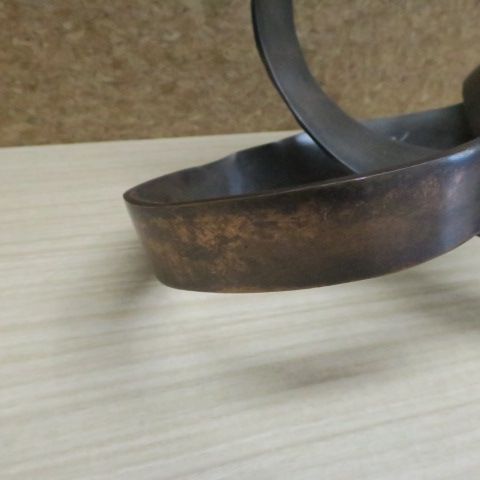 メビウスの輪 オブジェ ブラックアイアン 住宅展示場展示品 - メルカリ