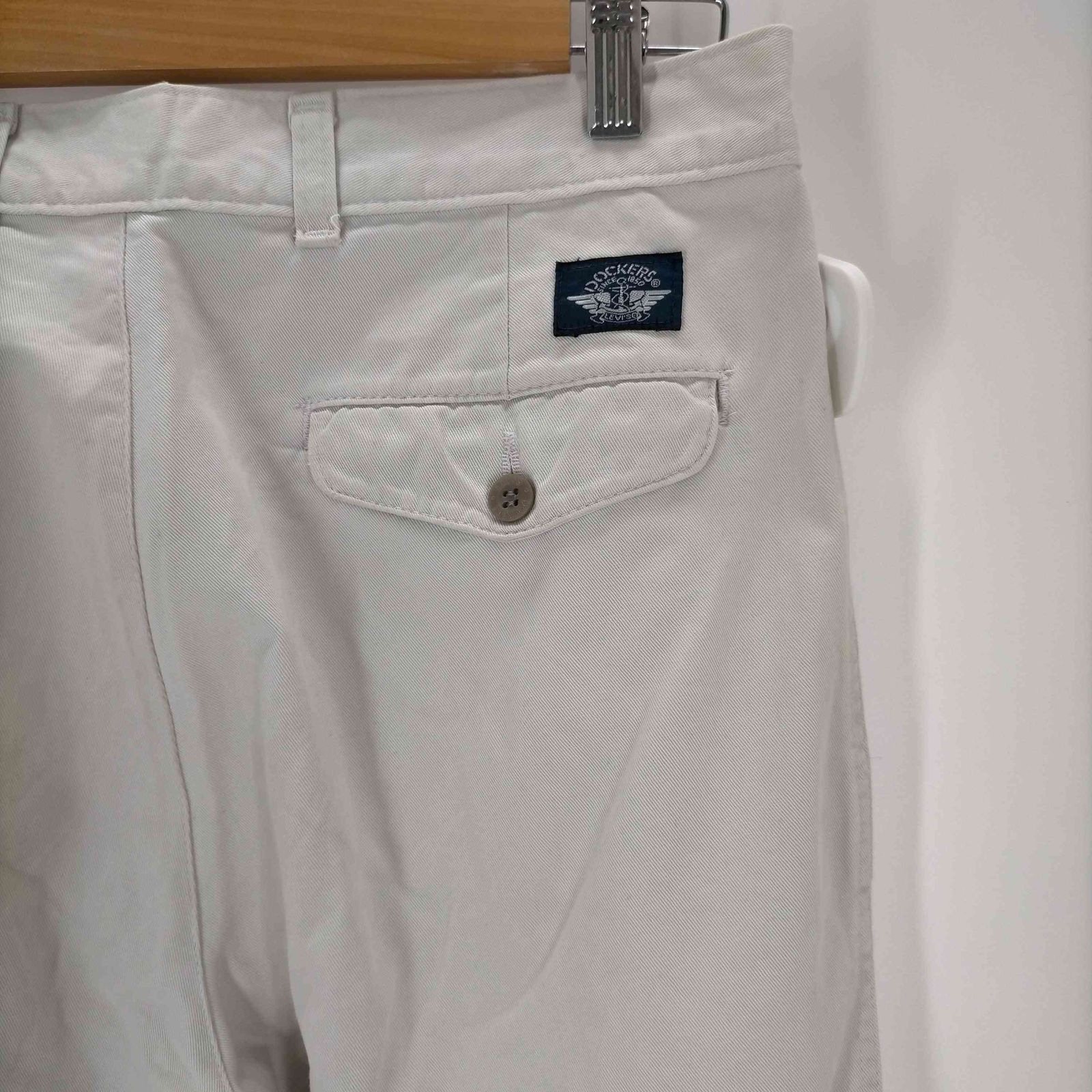90s Dockers ドッカーズ タック チノパンツ USA製 90s DOCKERS ドッカーズ USA製 チノパン ホワイト 2タック