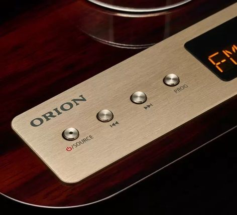 木目 ORIONアンティークホーンスピーカー