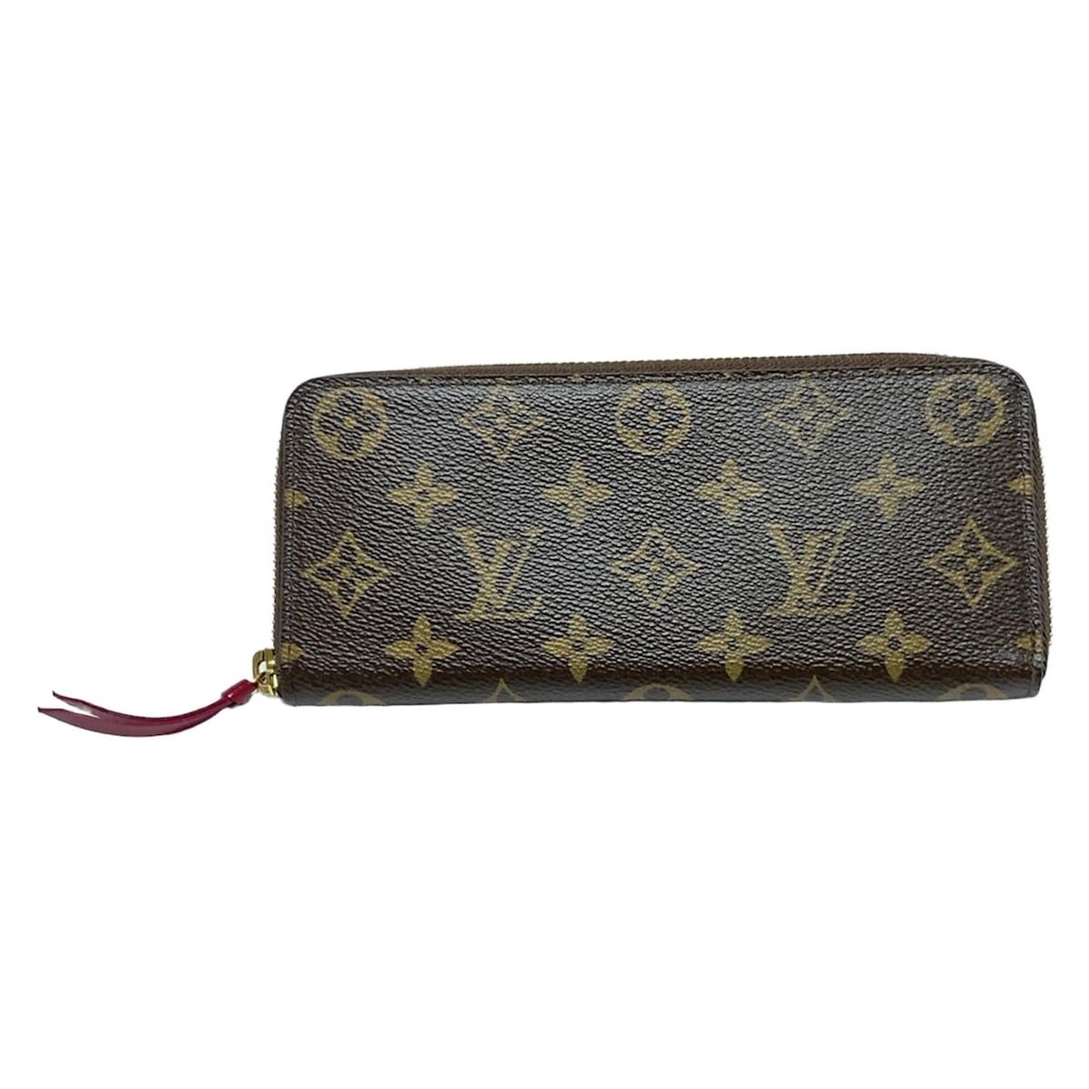 LOUIS VUITTON ルイヴィトン 長財布 モノグラム ポルトフォイユクレマンス M60742 フューシャ