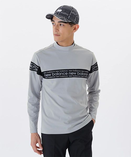 長袖 モックネック