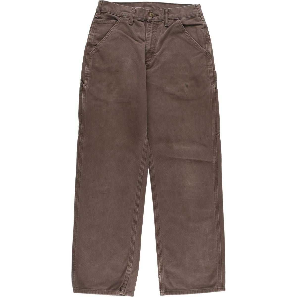 古着 カーハート Carhartt Original Dungaree Fit ダックペインターパンツ レディースL相当|eaa532666