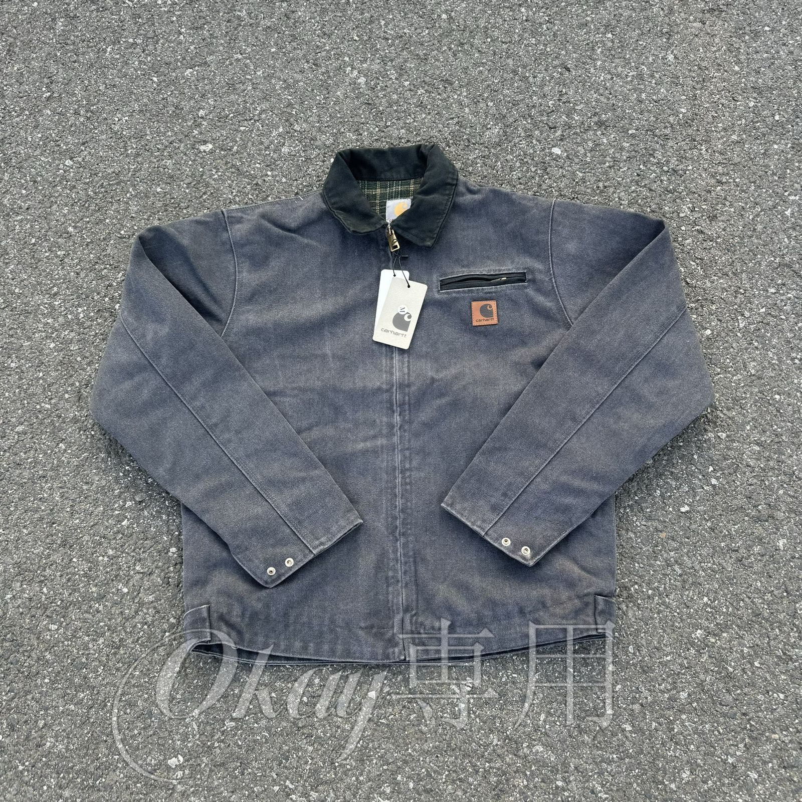 美品CARHARTT WIP J97 カーハート DETROIT JACKET デトロイト ジャケット コート ジャケット メンズ カジュアル  おしゃれ コットン グレー カーキ グリーン - メルカリ