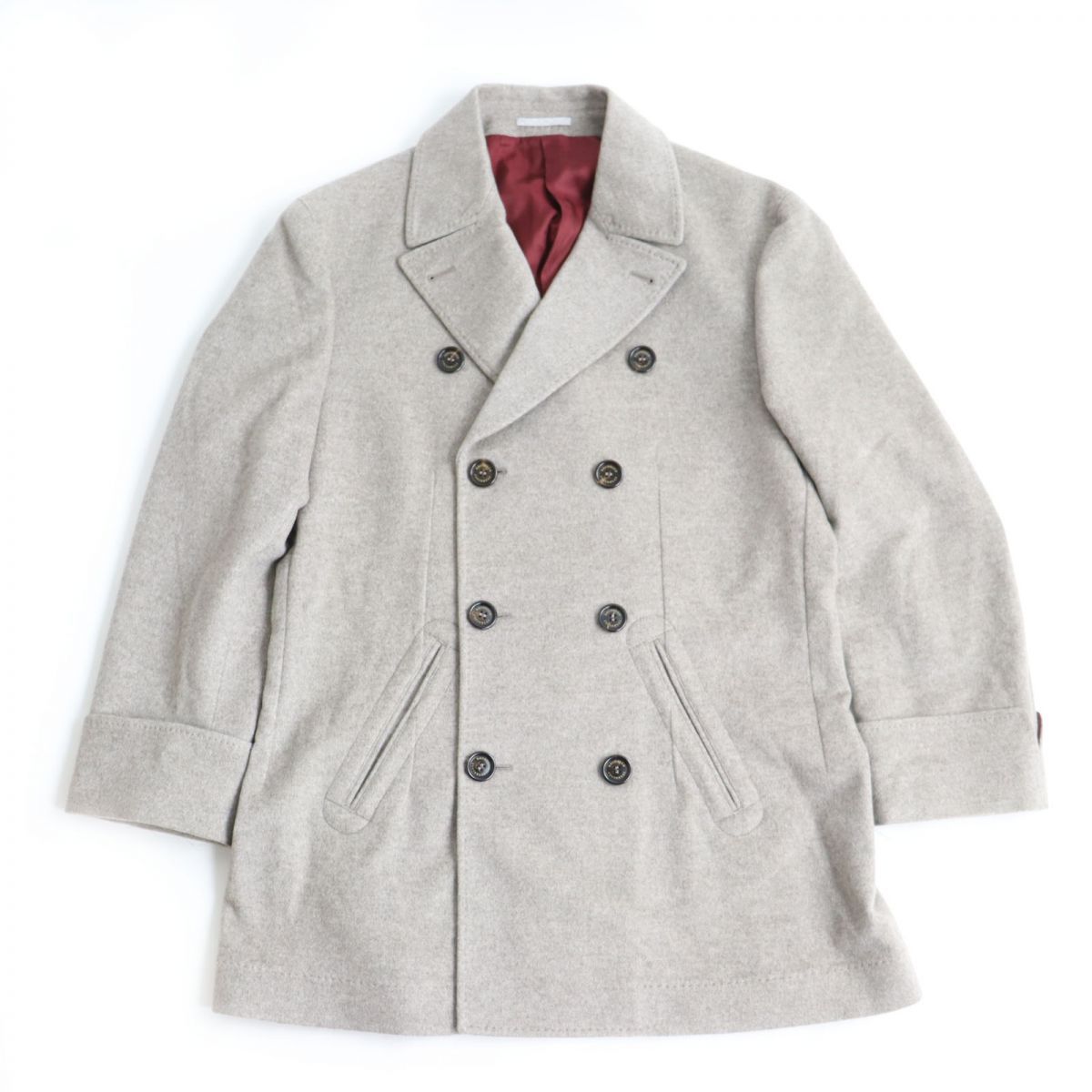 未使用品◇Brunello Cucinelli ブルネロクチネリ カシミヤ100％ ロゴ 