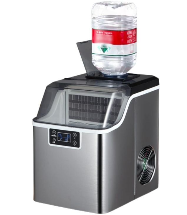 ナゲット製氷機 カウンタートップ カウンタートップ製氷機 セルフクリーニング付き 小石製氷機 1日あたり33ポンドの氷 ペレット製氷機 自宅