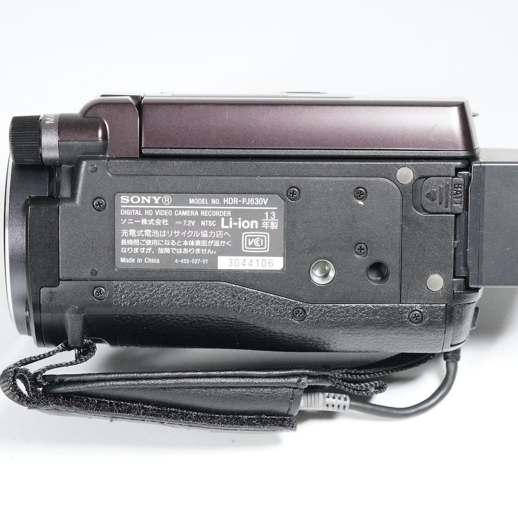 SONY　HDR-PJ630V　ブラウン Amazon | SONY ビデオカメラ HANDYCAM PJ630V 光学12倍 内蔵