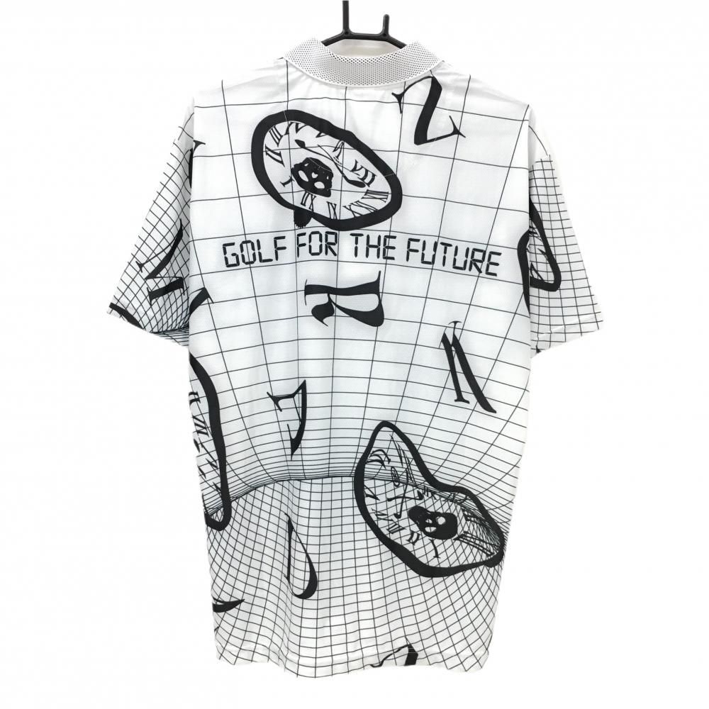 MARK&LONA マークアンドロナ スカル ロゴ 半袖ポロシャツ サイズ48 MARK&LONA マークアンドロナ スカル ロゴ 半袖ポロシャツ サイズ