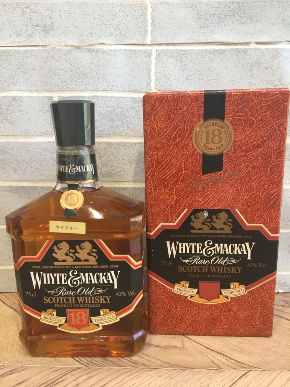 WHYTE&MACKAY 18年 スコッチウイスキー 750ml 43度 古酒 - メルカリ