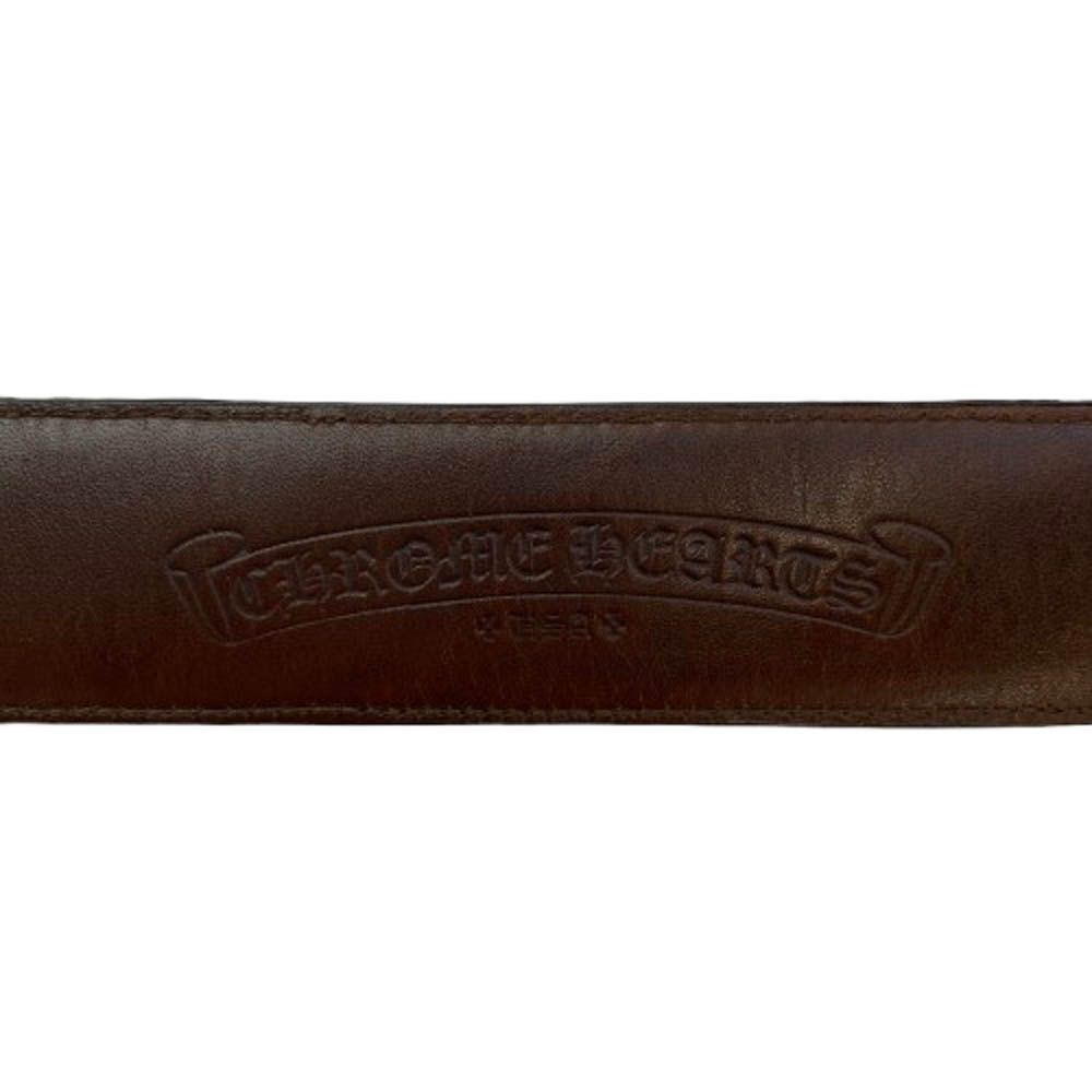 クロムハーツ（原本無） 1.5 STRAP スクロール レーベルリベッツ　ベルト CHROME HEARTS クロムハーツ（原本無） 1.5 STRAP 1.5inch